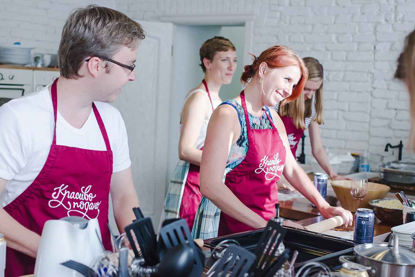Cooking fun in Russia